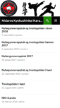 Mobile Screenshot of nidaroskarate.com